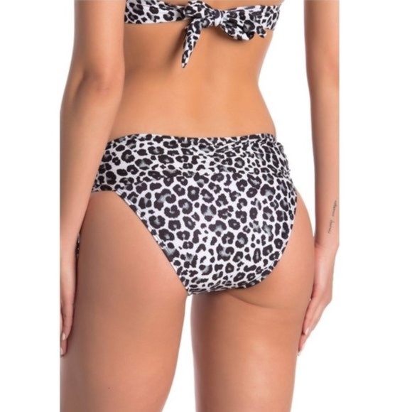 Ella Moss Womens Shirred Waistband Swim Bottom - Picture 2 of 6